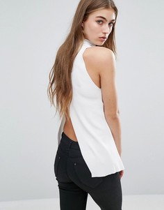 Топ с запахом на спине Missguided - Белый