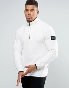 Флисовый свитшот с молнией до груди Nicce London - Белый