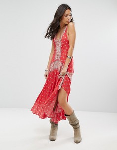Платье-комбинация Free People Faithfully Yours - Красный