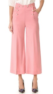 Широкие трикотажные брюки с опус Temperley London