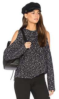 Open shoulder boucle pullover - Rebecca Taylor