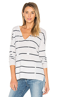 Tassel striped baja sweater - Autumn Cashmere