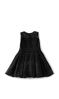 Paneled mesh dress - Bardot Junior