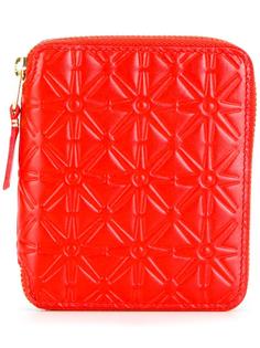 кошелек для карт с тисненым цветочным узором Comme Des Garçons Wallet