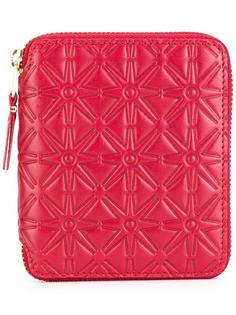 кошелек для карт с тисненым цветочным узором Comme Des Garçons Wallet