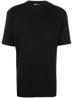 футболка с принтом на спине Raf Simons