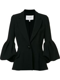 puffed sleeve jacket Carolina Herrera