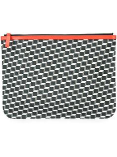 geometric print clutch Pierre Hardy