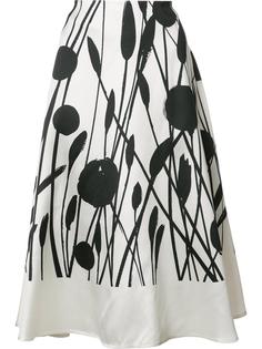 'Floral Circle' skirt Carolina Herrera