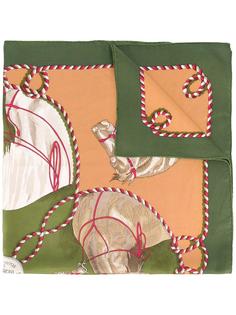 horse print scarf  Hermès Vintage