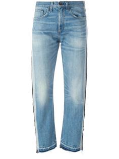 striped trim cropped jeans  Rag &amp; Bone /Jean