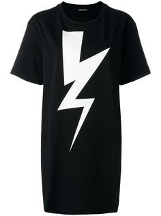 футболка свободного кроя Lightning Bolt Neil Barrett