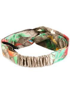 Tian print headband Gucci
