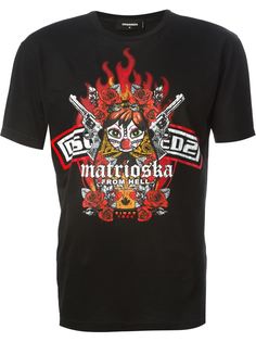 футболка с принтом "Marioska" Dsquared2