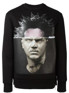 portrait print sweatshirt Neil Barrett