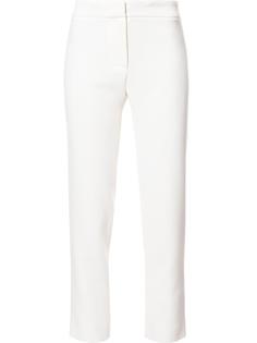 slim-fit cropped tailored trousers Carolina Herrera
