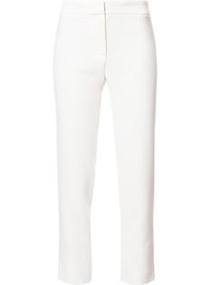slim-fit cropped tailored trousers Carolina Herrera
