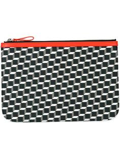 geometric print clutch Pierre Hardy