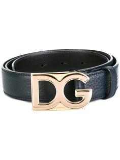ремень с пряжкой-логотипом Dolce &amp; Gabbana