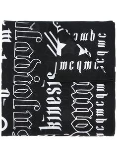 шарф с узором из логотипов McQ Alexander McQueen
