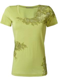 футболка с кружевной деталью Ermanno Scervino