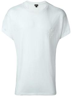 футболка с вышивкой тигра Just Cavalli