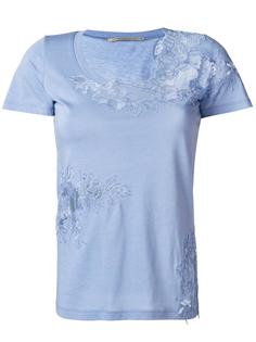 футболка с кружевной деталью Ermanno Scervino