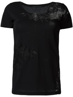 футболка с кружевной деталью Ermanno Scervino