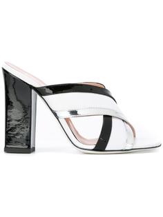 босоножки на массивном каблуке Pollini