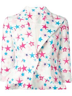 star print blazer Delpozo