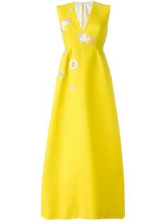 embroidered fish maxi dress Delpozo