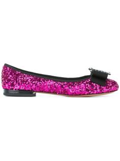 Interlock round toe ballerina flats Marc Jacobs