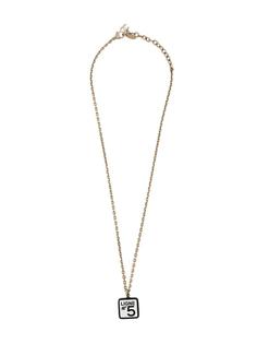 logo pendant necklace Chanel Vintage
