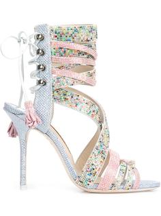 босоножки с кристаллами Swarovski Sophia Webster