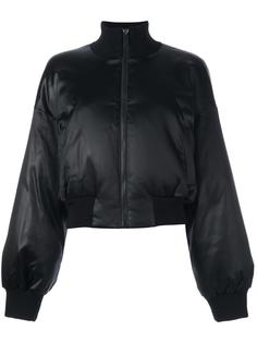 атласная куртка-бомбер DKNY