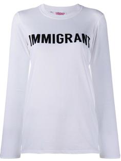 футболка 'Immigrant'  Ashish