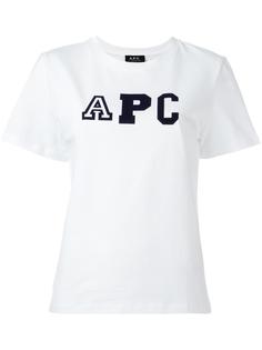 logo patch T-shirt A.P.C.