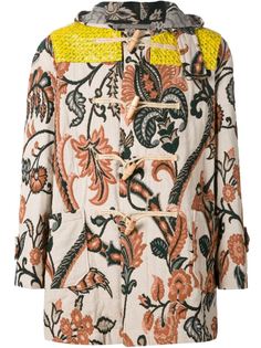 пальто-дафлкот с жаккардовым узором Vivienne Westwood Gold Label