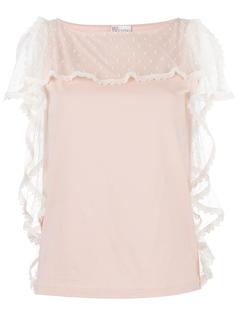 pleated trim blouse  Red Valentino
