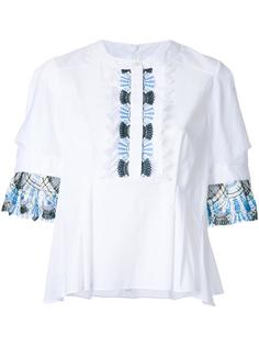 pleated sleeves blouse  Peter Pilotto