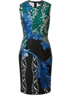 floral print fitted dress Yigal Azrouel