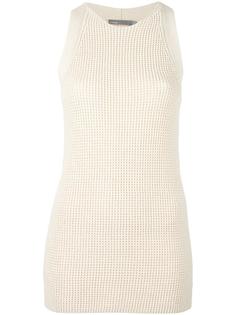 waffle knit sleeveless tunic Vince