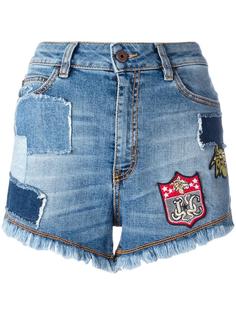 patches denim shorts Just Cavalli
