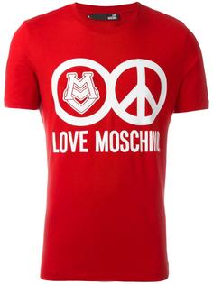 logo print T-shirt Love Moschino
