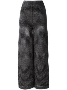 прямые брюки с эластичным поясом M Missoni