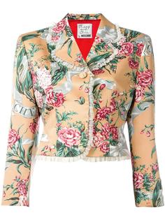 floral cropped jacket  Moschino Vintage