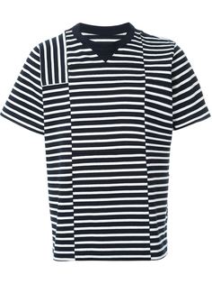 футболка в полоску Sacai