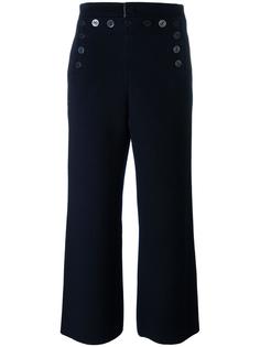 button detail palazzo pants Joseph