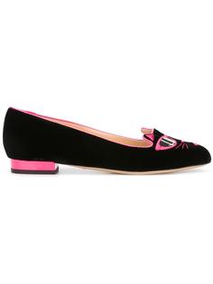 слиперы 'Pretty In Pink Kitty' Charlotte Olympia