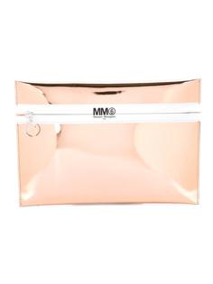 клатч с эффектом металлик Mm6 Maison Margiela